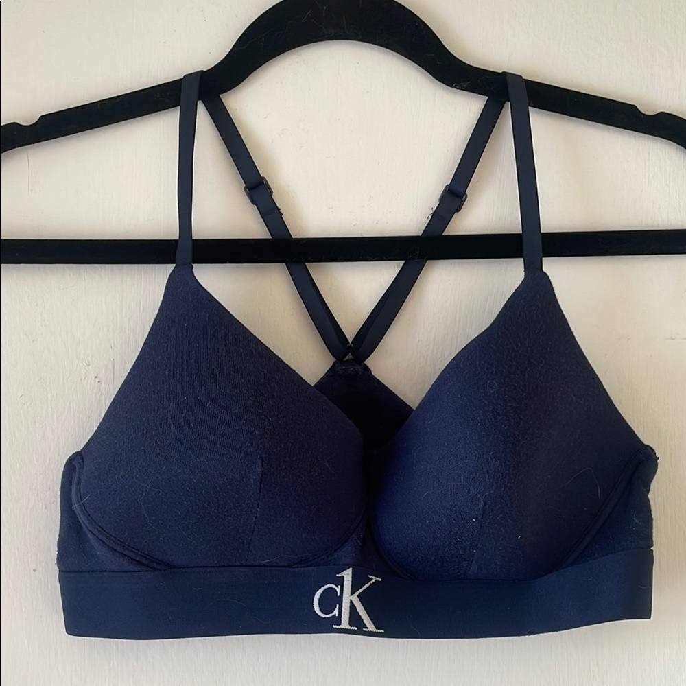 Calvin Klein Navy Bralette